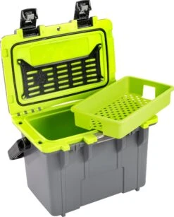 Pelican 14QT Personal Cooler - 13L|-|14QT Glacière Personnelle - 13L -Boating equipment store PLC 14QT 7E 7EDetail1 20Dark 20Grey 20 20Green