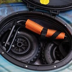 SUP, Canoe And Kayak Transport Cart|-|Chariot De Transport Pour Kayaks, Canots Et Planche à Pagaie SUP -Boating equipment store PLS PS3042 7E 7ELifestyle1 20Black 20 20Orange