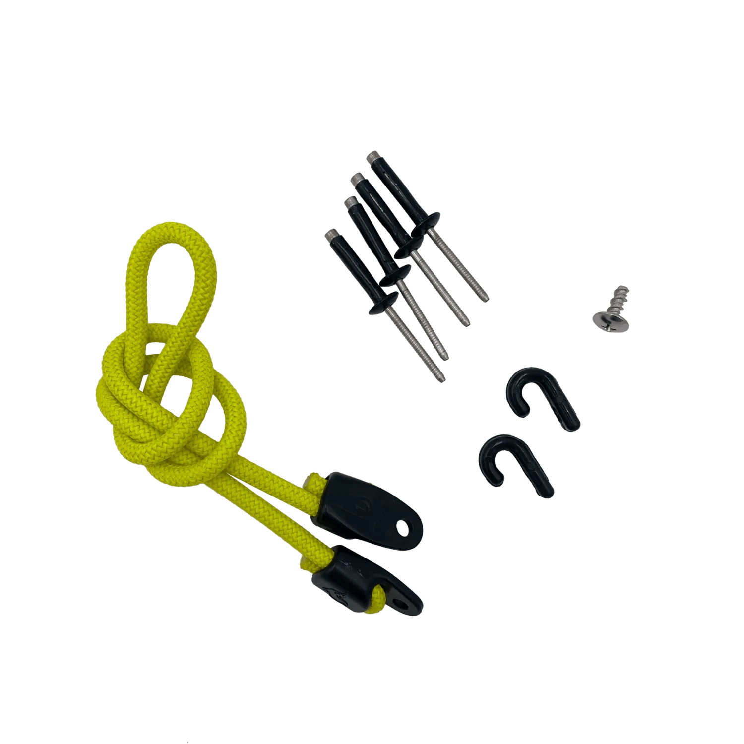 Pelican Yellow Green 24" (61 Cm) Multi-Purpose Bungee Cords 1 Pelican Yellow Green 24" (61 Cm) Multi-Purpose Bungee Cords