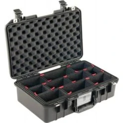Pelican 1485AirTP Hard Carry Case With TrekPack Divider Insert (Black) 014850-0051-110